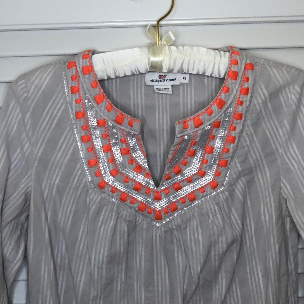 Vineyard Vines Popover Shirt Sz XS
